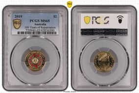 2019 $2 100 Years of Repatriation Colorized MS65