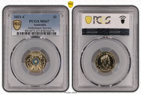 2021-C $2 Ambulance Service Colorized MS67