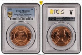 2021 $1 Penny 110th Anniversary  WHJ Blakemore MS69RD