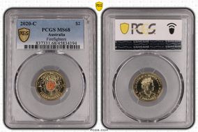 2020-C $2 Firefighters Colorized MS68