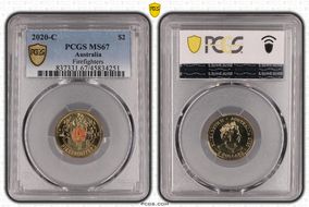 2020-C $2 Firefighters Colorized MS67