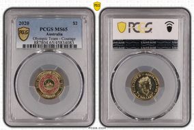 2020 $2 Olympic Team - Courage MS65
