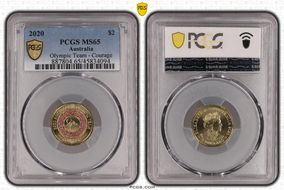2020 $2 Olympic Team - Courage MS65