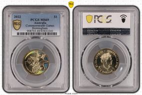 2022 $1 Commonwealth Games Birmingham Al-Br MS69