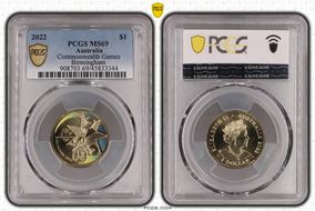 2022 $1 Commonwealth Games Birmingham Al-Br MS69