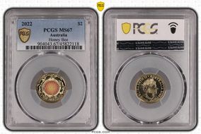 2022 $2 Honey Bee Colorized MS67