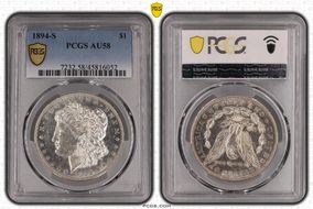 1894-S $1 AU58