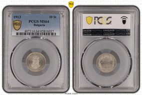 1913 10 St KM-25 MS64