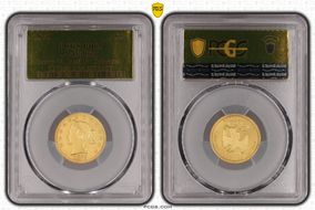 1875 $5 J-1439 Gilt PR65