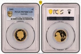 2005 $2 PR70DCAM