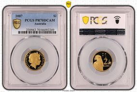 2007 $2 PR70DCAM