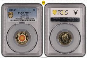 2022-C $2 Honey Bee Colorized MS67