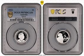 2021 $2 Ag PR70DCAM