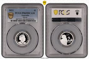 2021 $2 Ag PR69DCAM