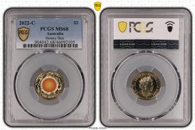 2022-C $2 Honey Bee Colorized MS68