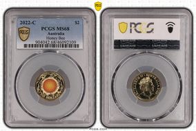 2022-C $2 Honey Bee Colorized MS68