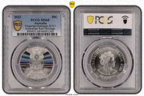 2022 50C Victorian Railways R711 Australian Rail Heritage MS68