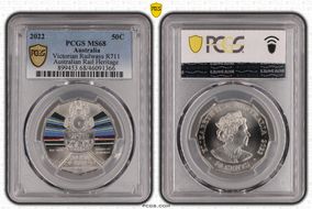 2022 50C Victorian Railways R711 Australian Rail Heritage MS68