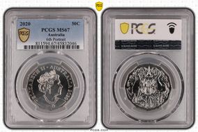 2020 50C 6th Portrait MS67