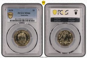 2020 $1 MS66
