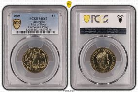 2020 $1 Mob of Roos  Currywurst Privy MS67