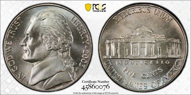 2003-P 5C MS66FS