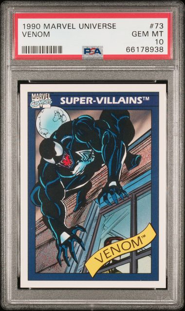 1990 Marvel Universe #73 Venom PSA 10 on Goldin Marketplace