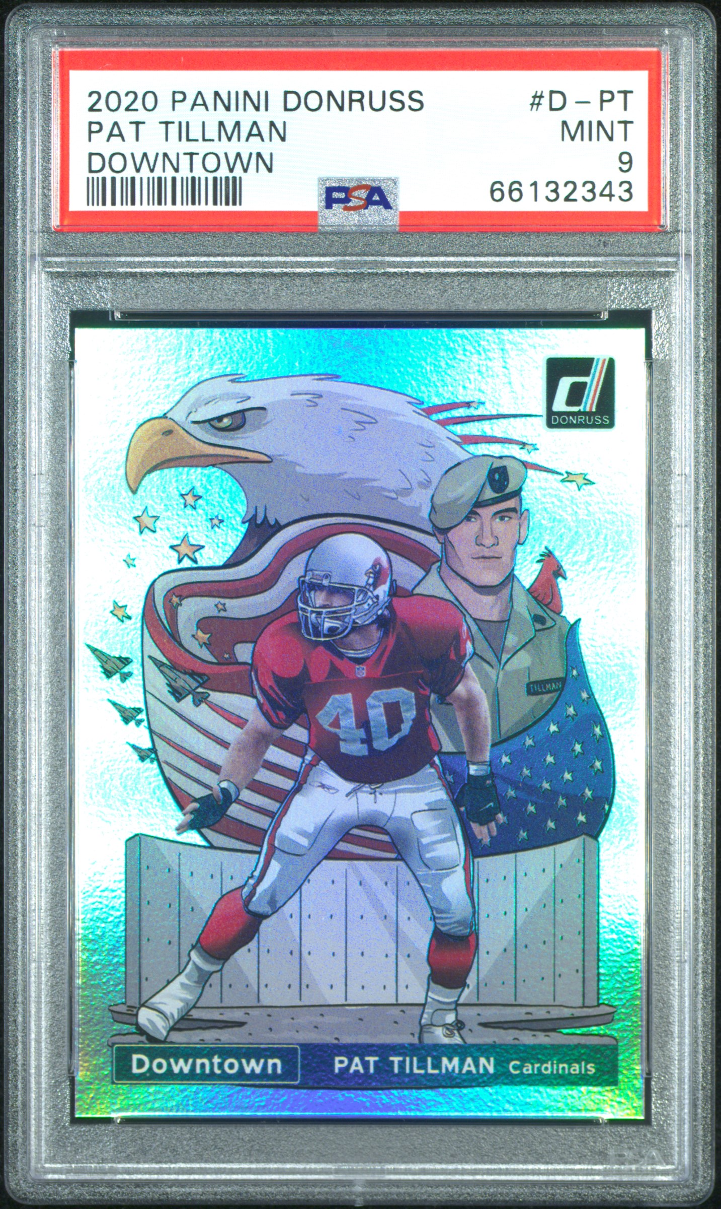 2020 Panini Panini Donruss Downtown #D-PT Pat Tillman front