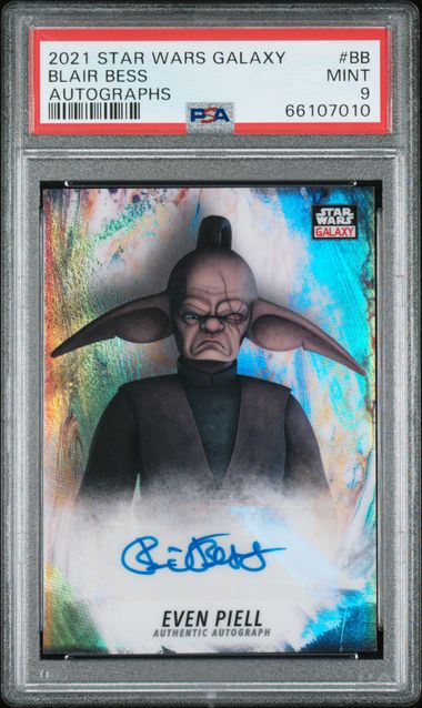 2021 Topps Chrome Star Wars Galaxy Autographs #BB Blair Bess – PSA