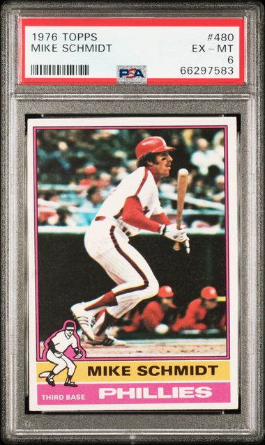 Sold at Auction: (EX) 1973 Topps Mike Schmidt Rookie #615 Baseball