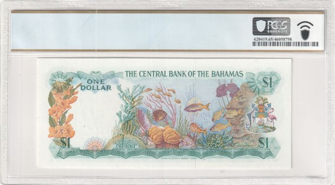 Cert 46058798 - Banknote Reverse