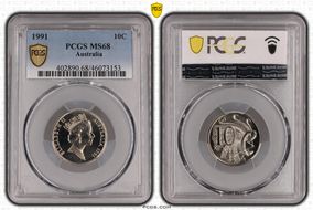 1991 10C MS68