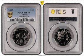 2005 20C End of WWII MS70