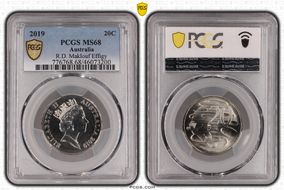 2019 20C R.D. Maklouf Effigy MS68
