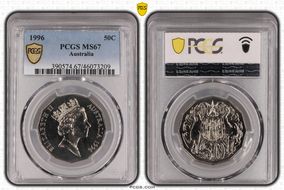 1996 50C MS67