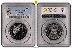 2004 50C Large Head MS69