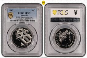 2015 50C RAM 50th Anniversary MS69