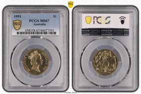 1991 $1 MS67