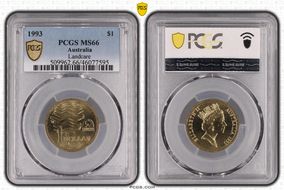 1993 $1 Landcare MS66