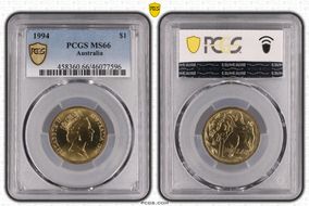 1994 $1 MS66
