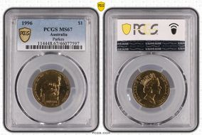1996 $1 Parkes MS67