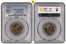 1997-C $1 Kingsford Smith MS66