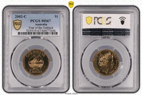 2002-C $1 Year of the Outback MS67