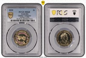 2020 $1 Qantas Centenary Airbus A380 MS68