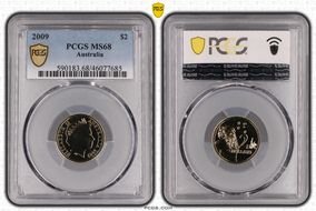 2009 $2 MS68