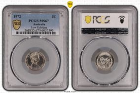 1972 5C Low Echidna MS67