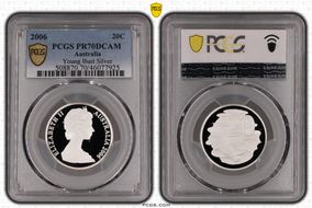 2006 20C Young Bust Silver PR70DCAM
