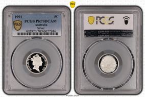 1991 5C Silver PR70DCAM