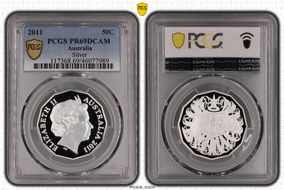 2011 50C Silver PR69DCAM