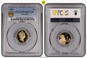 1991 $2 PR70DCAM